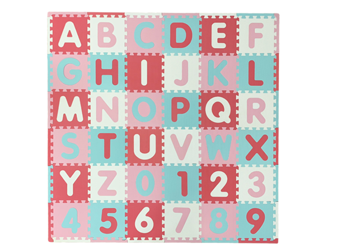 Alphabet und Nummer EVA Schaum Spielmatte